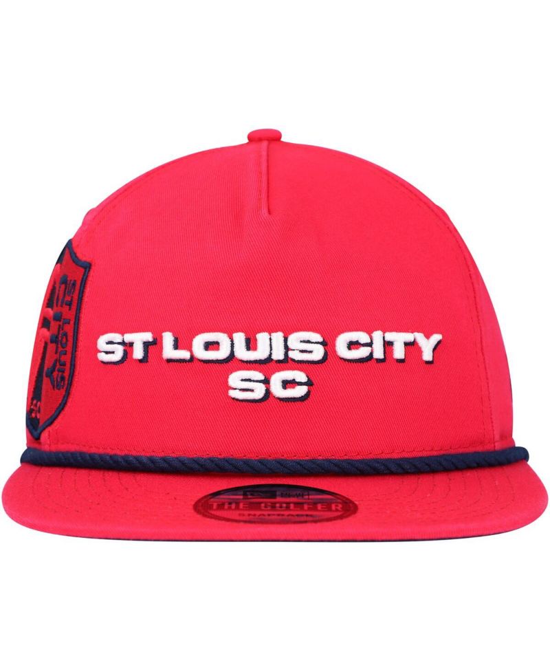 Men's Red St. Louis City SC Heritage The Golfer Snapback Hat