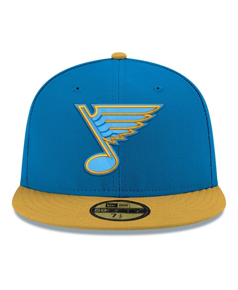 Men's Blue St. Louis Blues Core Logo Two-Tone 59FIFTY Fitted Hat