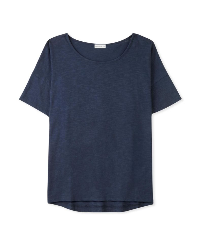 Women's Round Neck Boxy Fit T-Shirt