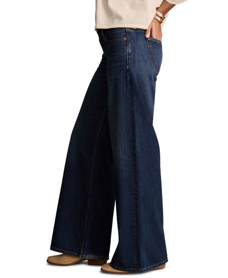 Women's Low-Rise Wide-Leg Jeans