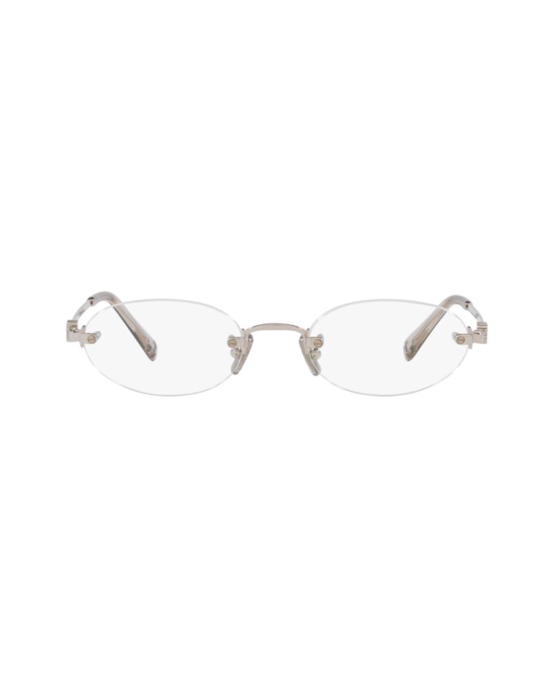 Woman Oval Metal MU 53WV Eyeglasses