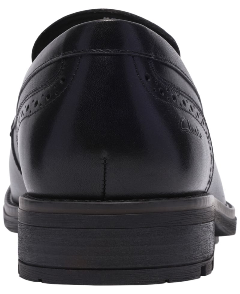 Men's Emmet Step Leather Round-Toe Loafers