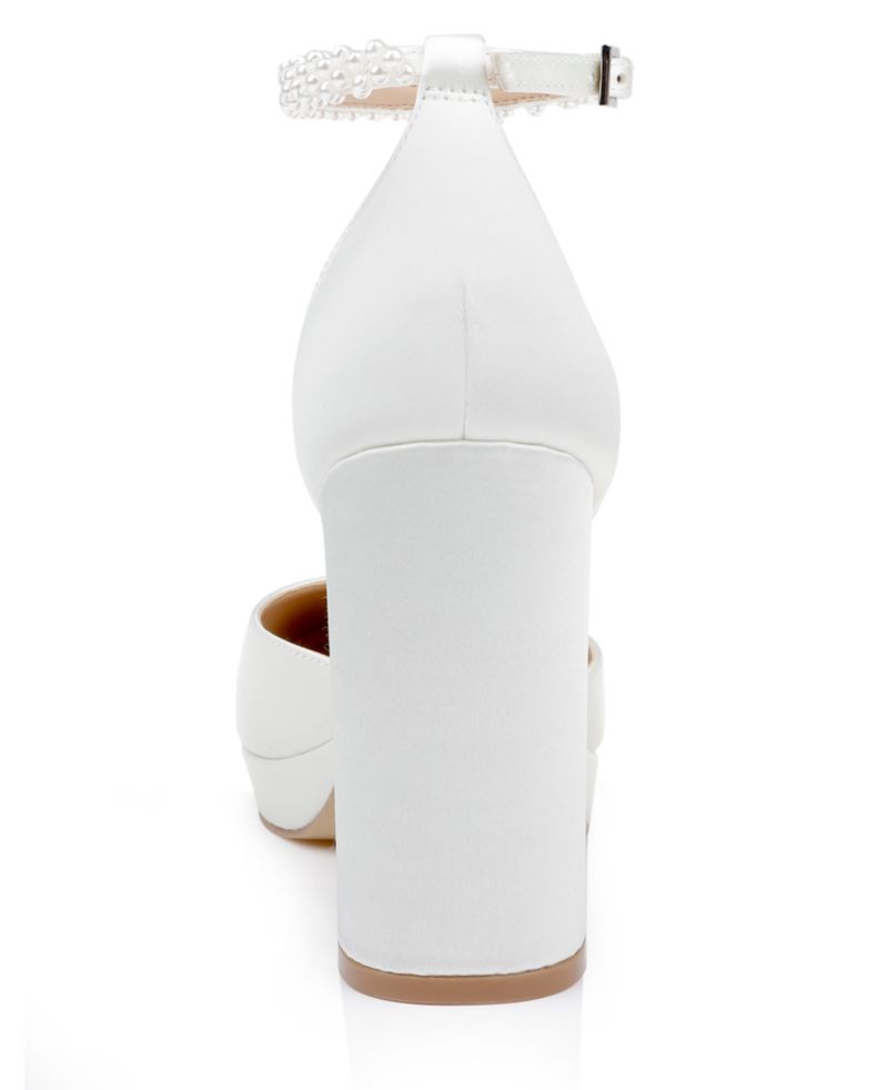 Women's Noble Bridal Block Heel Pumps
