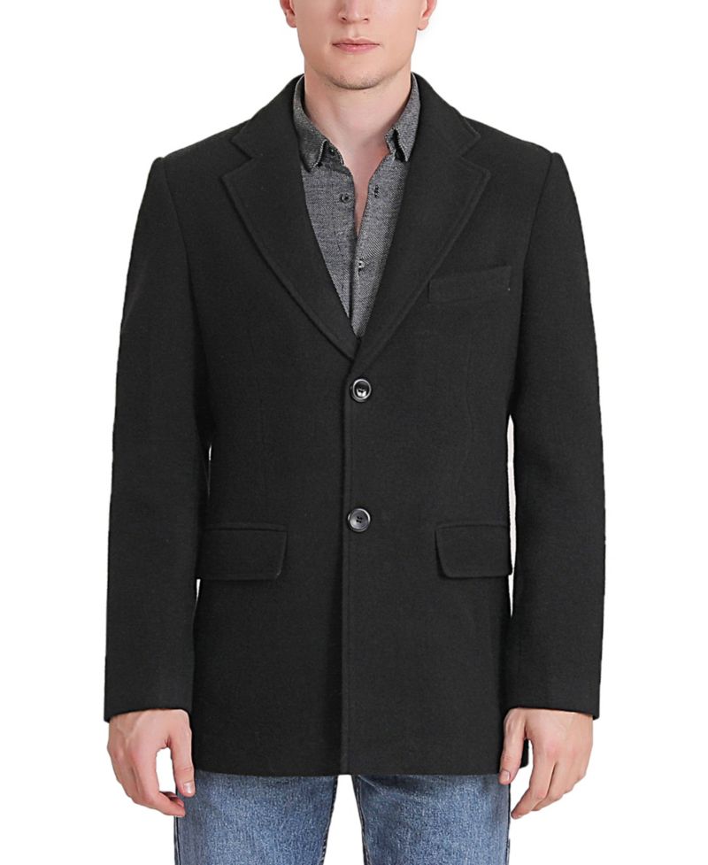 Men's Men Duke Classic Wool Blend Walking Coat