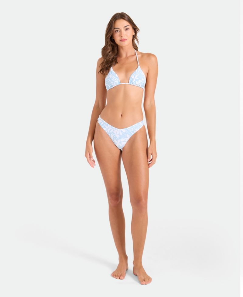 Women's Floral Print Pull-On Bikini Bottoms