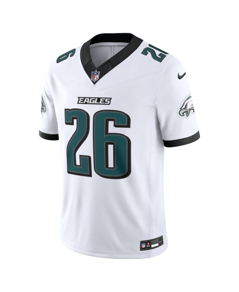 Men's Saquon Barkley White Philadelphia Eagles Vapor F.U.S.E. Stitched Limited Jersey