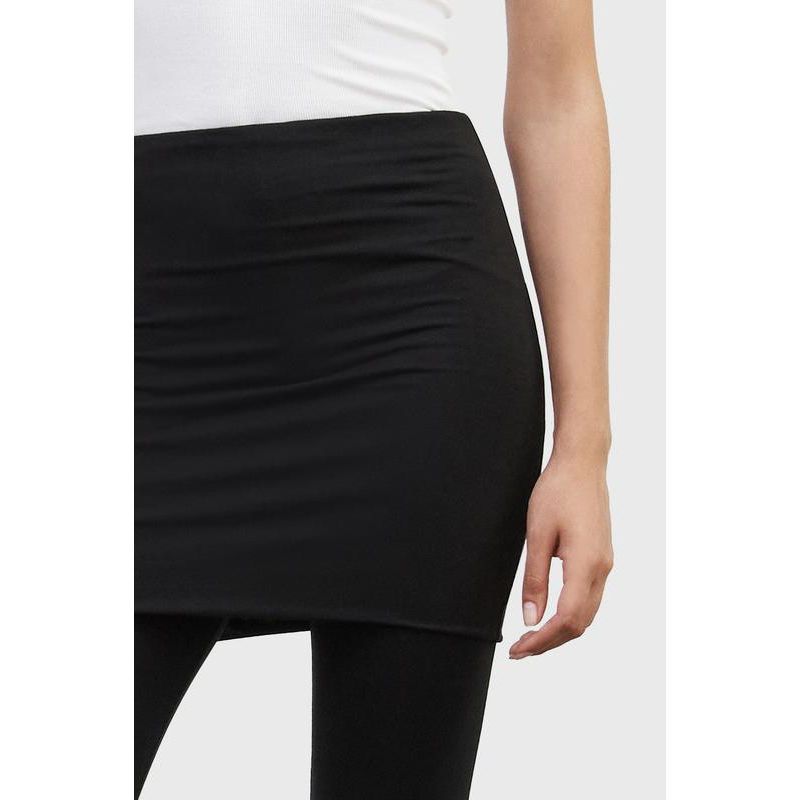 Women's Burke High-Waisted Foldover-Skirt Jersey Leggings