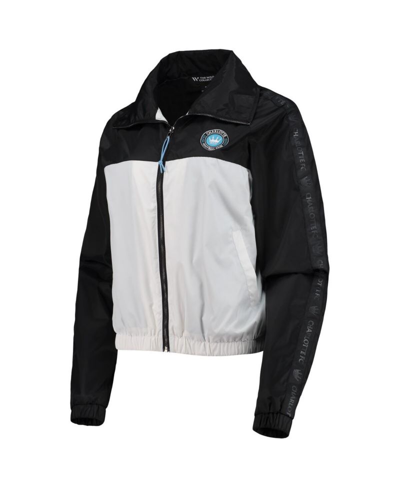 Women's Black Charlotte FC Anthem Full-Zip Jacket