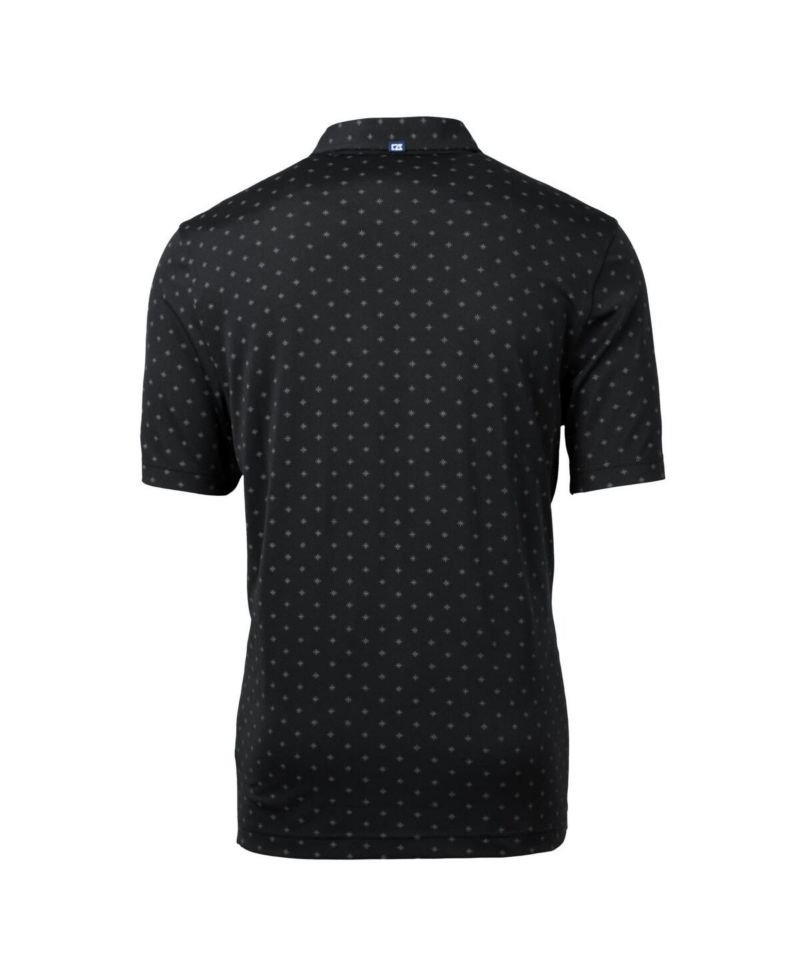 Men's Black Philadelphia Eagles Virtue Eco Pique Tile Print Polo