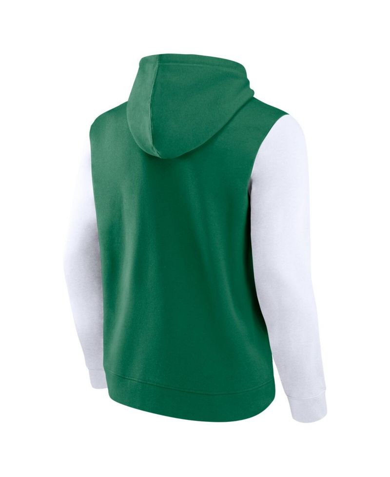 Men's Kelly Green New York Jets Fleece Pullover Hoodie