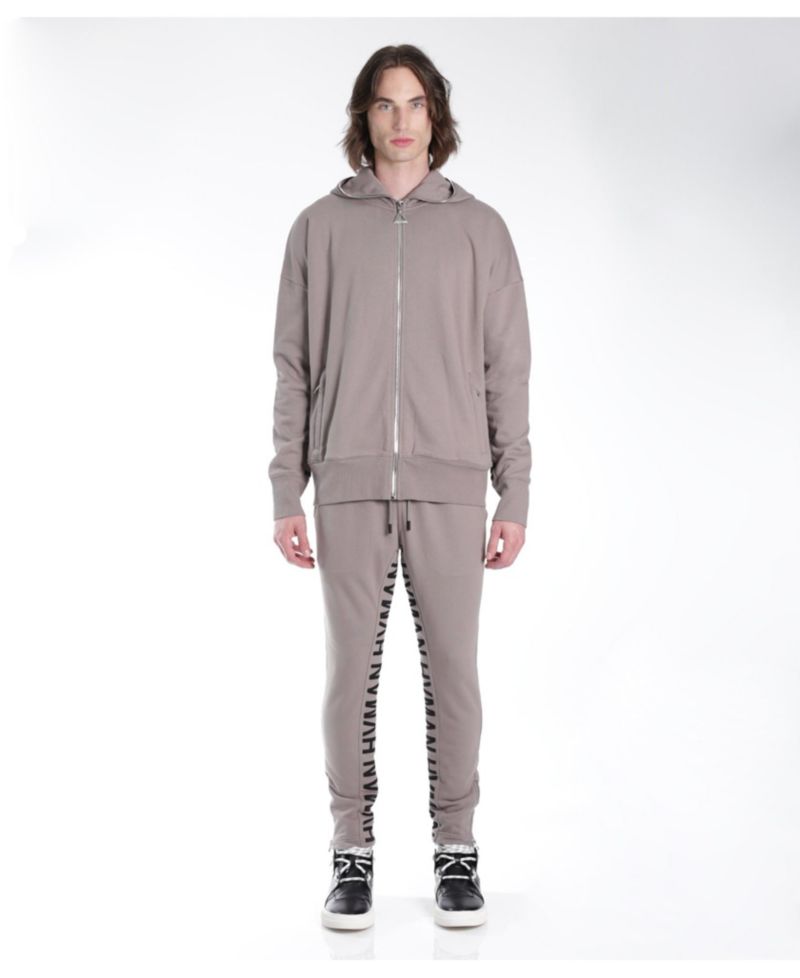 Men's Full Zip Sweatshirt In Satellite