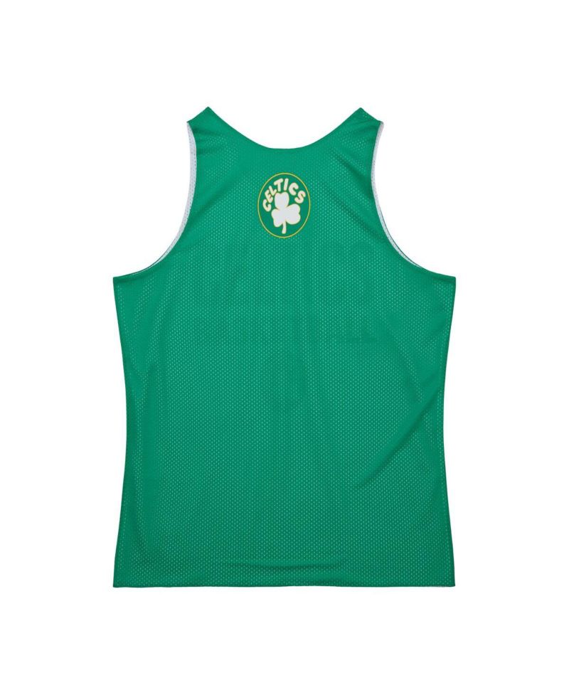 Men's Kelly Green Boston Celtics Hardwood Classics Reversible Mesh Practice Jersey