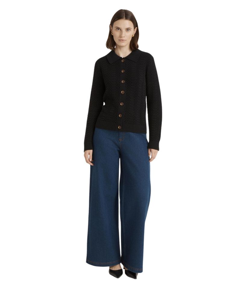 Women's Emlyn Collared Button-Down Cardigan