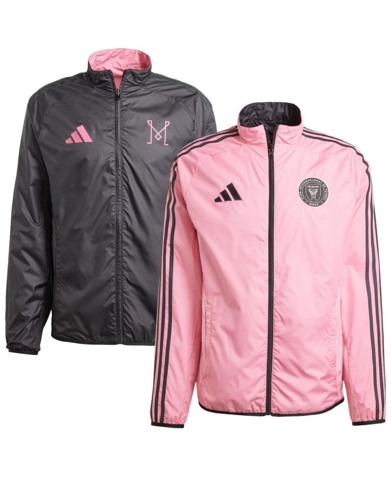Men's Pink/Black Inter Miami CF 2025 Anthem Reversible Full-Zip Jacket