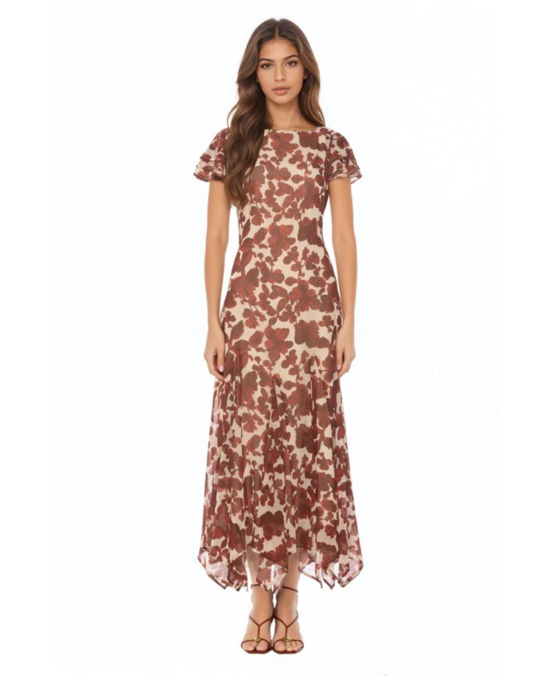 Women's Kaelith Ruffle Sleeve Dress