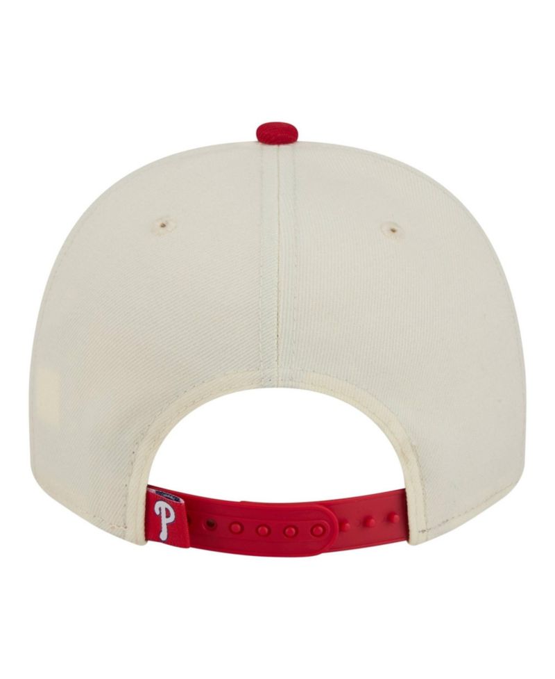 Men's Cream/Red Philadelphia Phillies Classic A-Frame 9FIFTY Snapback Hat