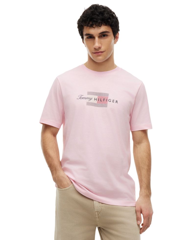 Men's Regular-Fit Script Flag T-Shirt