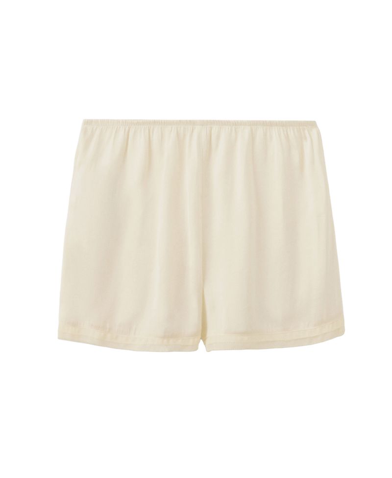 Women's Satin Lace-Trimmed Elastic Waistband Shorts, 2.75" Inseam Pajama