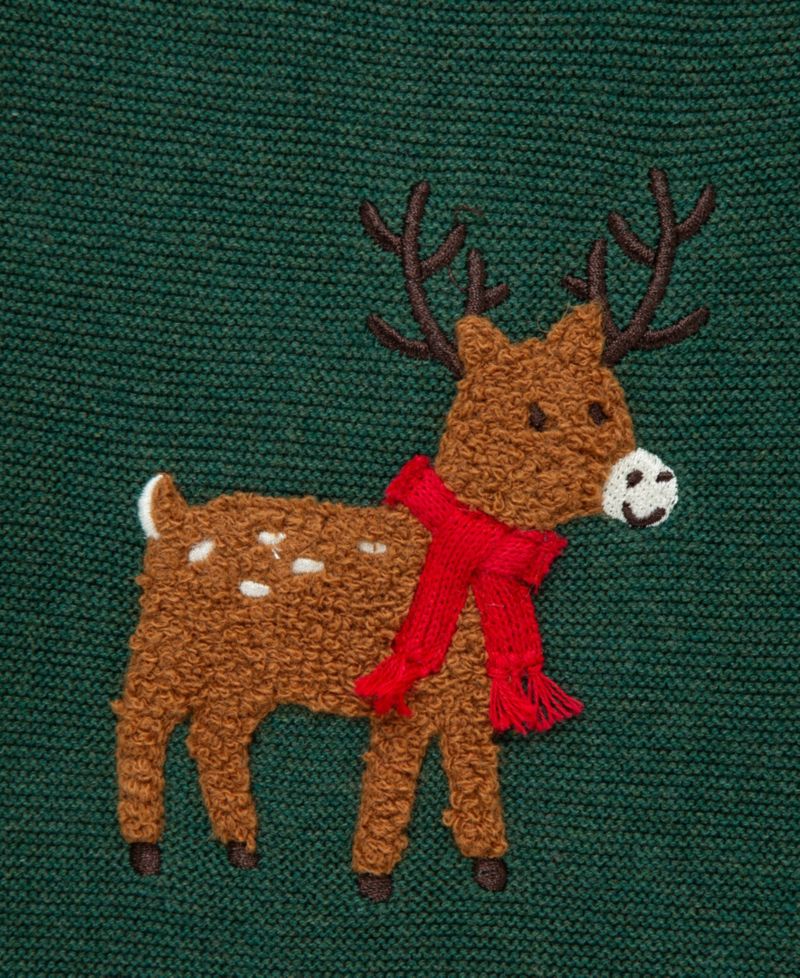 Baby Boys' Holiday Deer Graphic Sweatshirt and Pants, 2-Piece Set