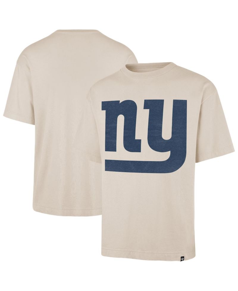 Men's Tan New York Giants Bouldering Imprint Ravine Foundation Throwback T-Shirt