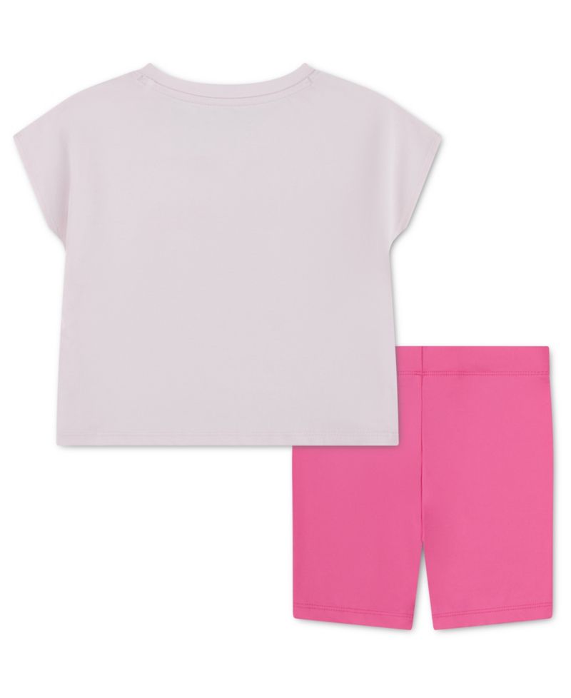 Boys' 4-6X Boxy Top and Bike Shorts, 2-Piece Set