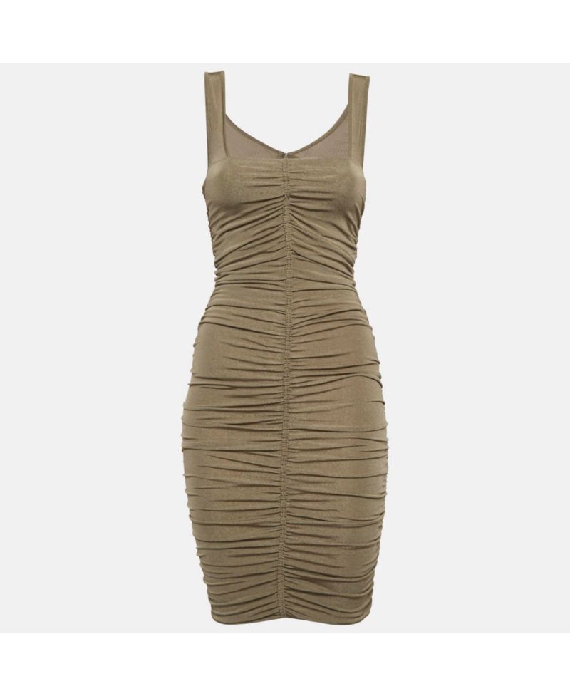 Women's Jersey Ruched Bodycon Mini Dress
