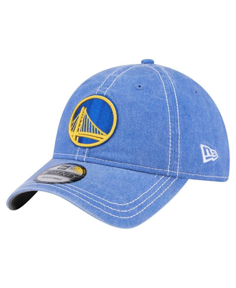 Men's Royal Golden State Warriors Pigment Dyed 9TWENTY Adjustable Hat