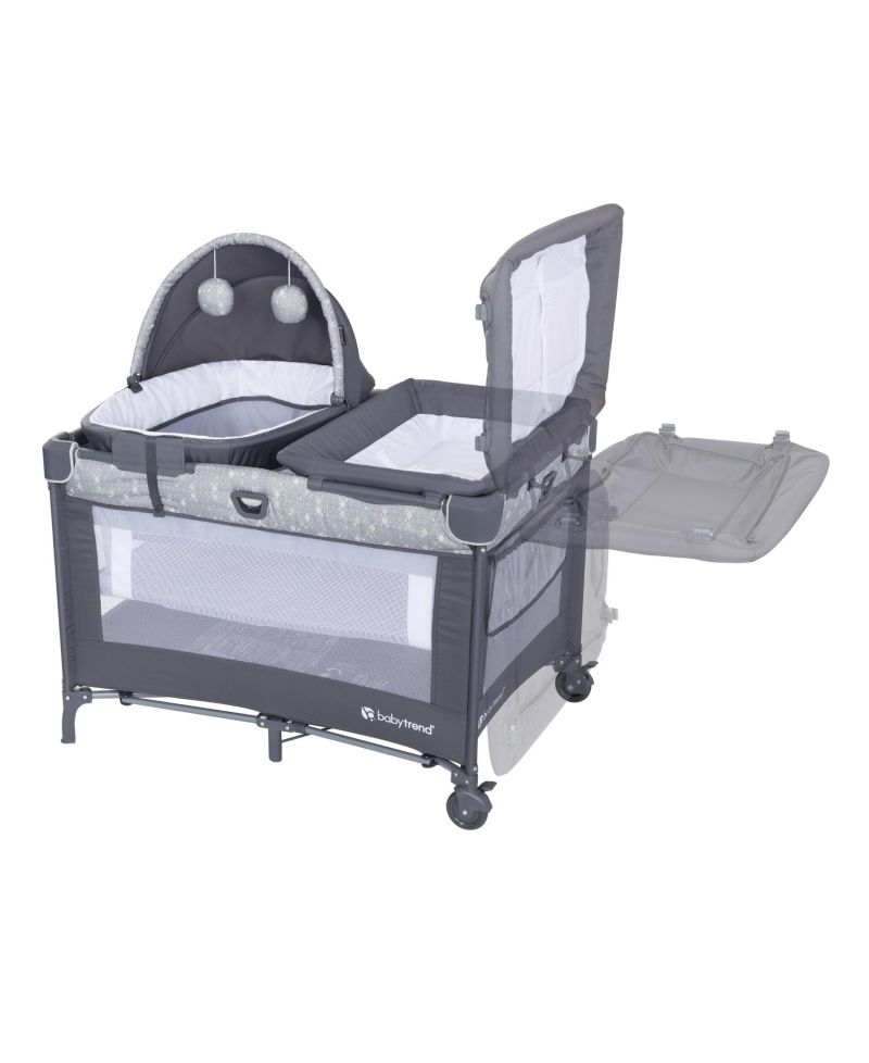Nursery Den Playard with Snooze Pod and Flip Over Changer