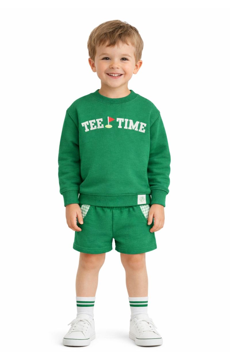 Baby Unisex Seersucker Pocket Shorts
