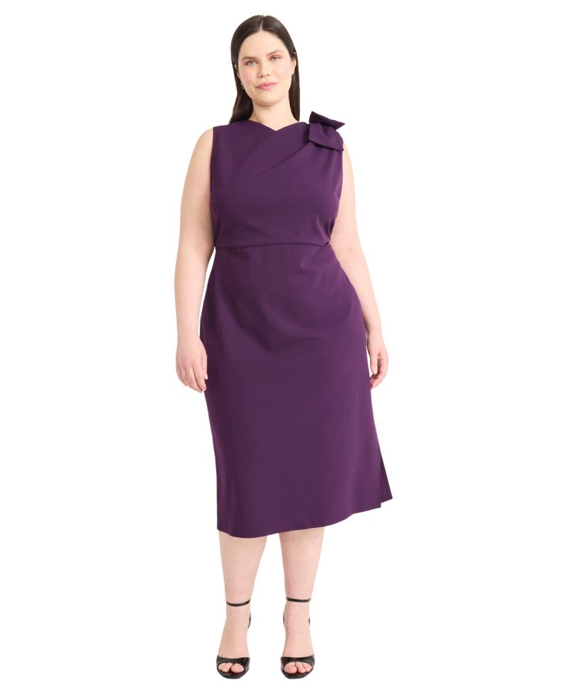 Plus Size Sleeveless A-Line Dress