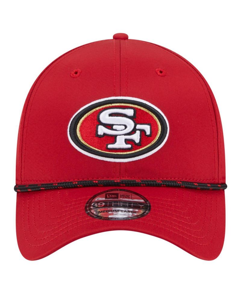 Men's Scarlet San Francisco 49ers Perforated 39THIRTY Flex Hat