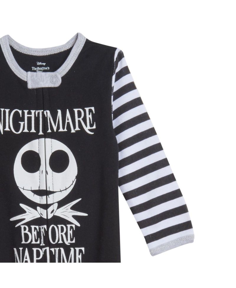 Baby Boys Disney Jack Skellington 2 Pack Footed Coveralls
