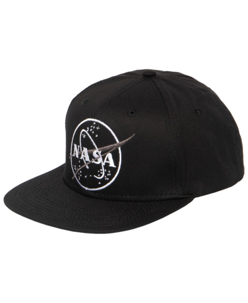 Men's Circle Logo Flat Bill Baseball Adjustable Cap
