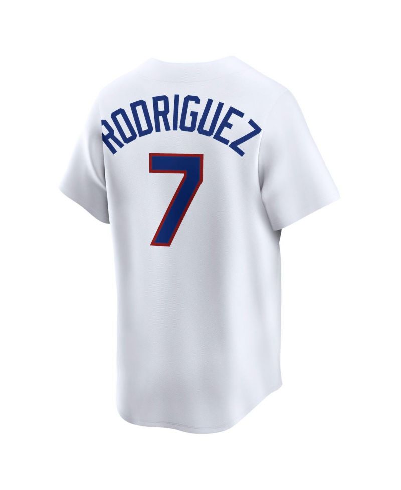 Men's Ivan Rodriguez White Texas Rangers Throwback Cooperstown Collection Limited Jersey