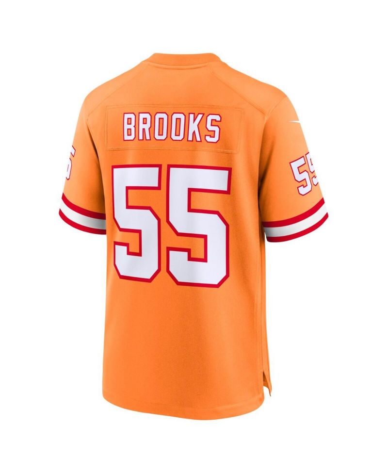 Big Boys Derrick Brooks Orange Tampa Bay Buccaneers Retired Player Game Jersey