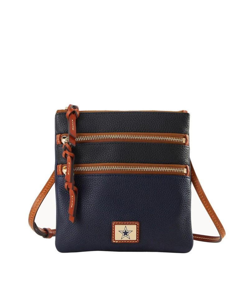 Dallas Cowboys Team Logo Halftime Triple Zip Crossbody Bag