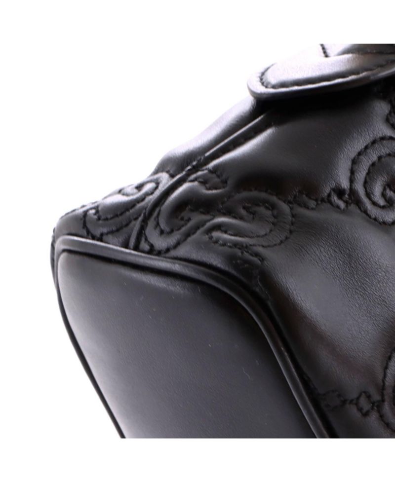 Small Dome Chain Zip Shoulder Bag GG Matelasse Leather