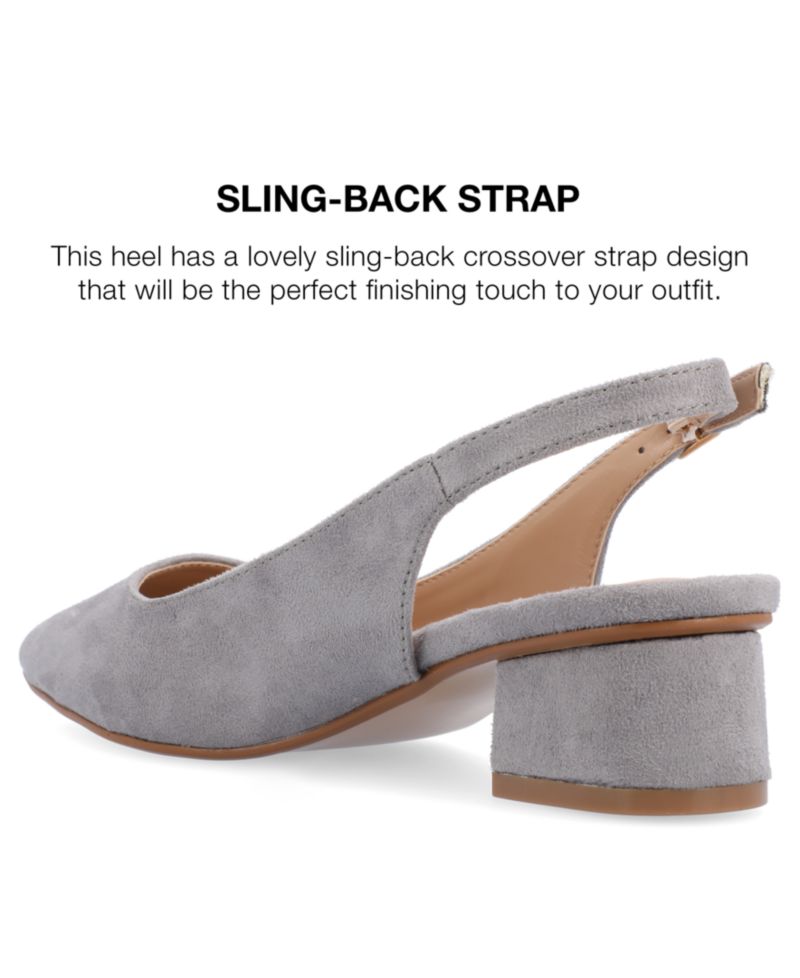Women's Sylvia Block Heel Slingback Pumps