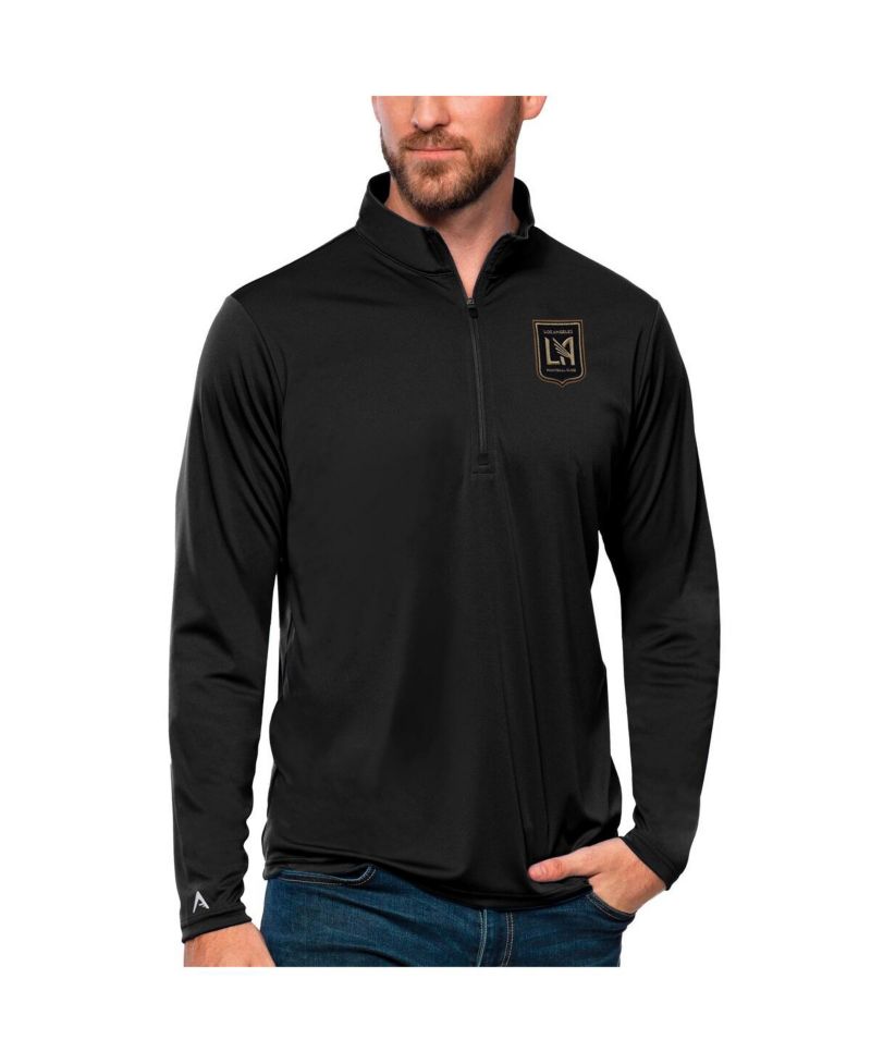 Men's Black LAFC Tribute Quarter-Zip Pullover