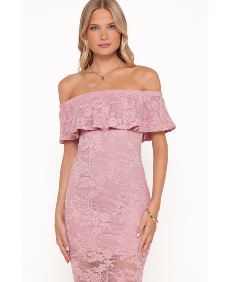 Women's Mirelle Off Shoulder Lace Maxi Dress