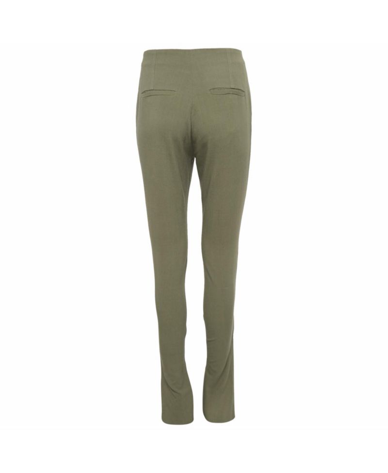 Women's Linen Blend Skinny Trousers