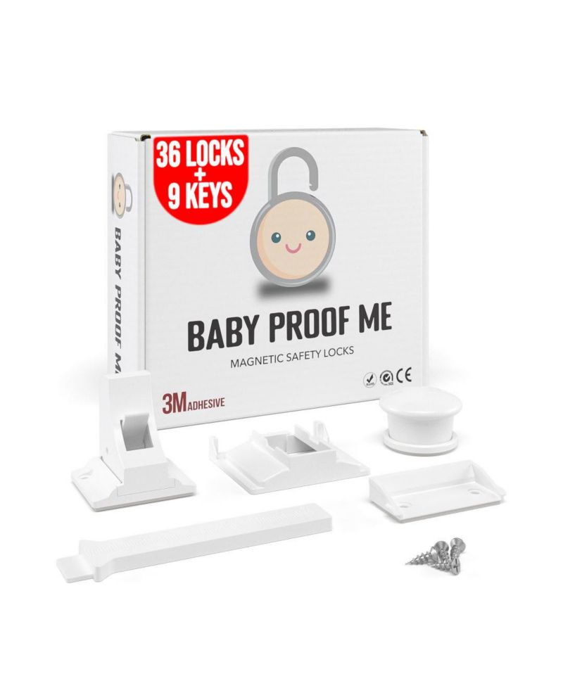 Toddler Proof Me | Magnetic Safety Lock Kit (36 Locks + 9 Keys)