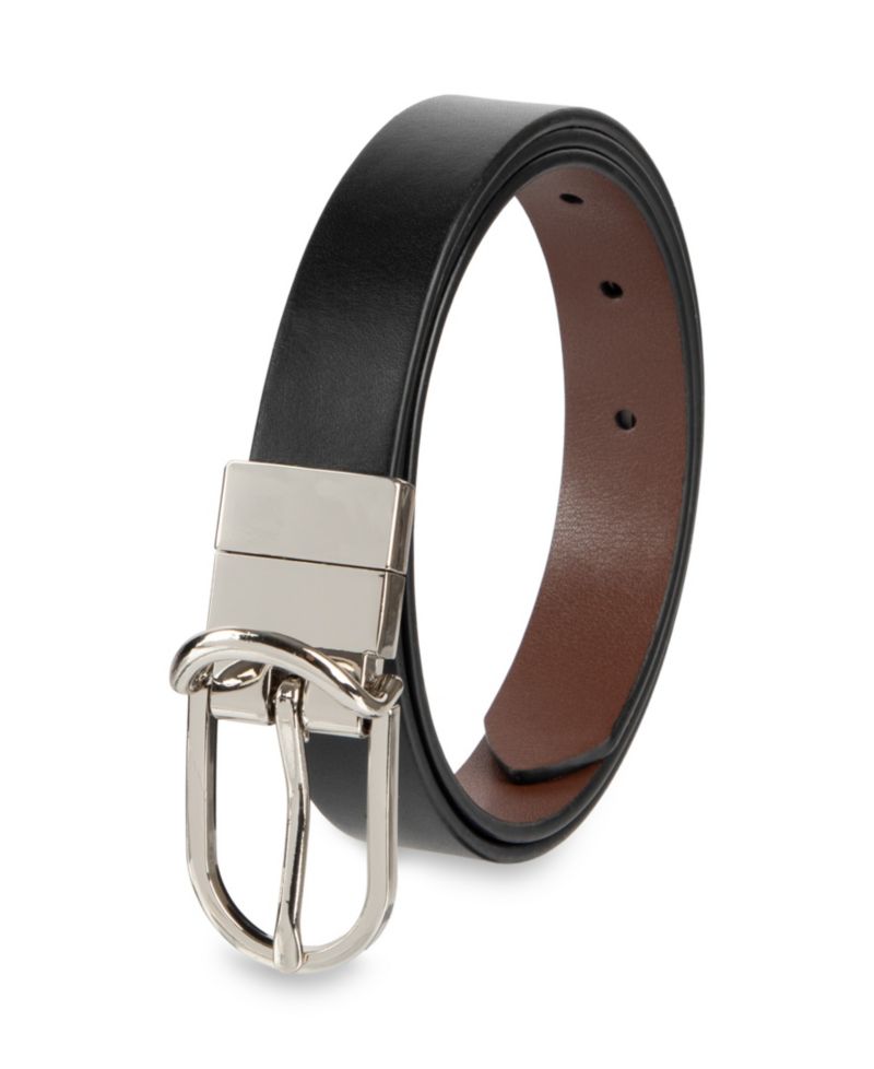 2 In 1 Reversible Leather Dress Belt