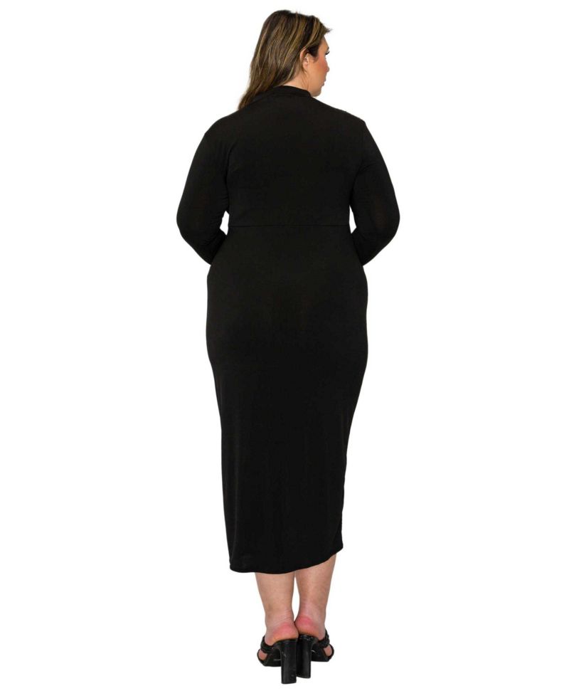 Plus Size Aurora Ruffled Bodycon Dress