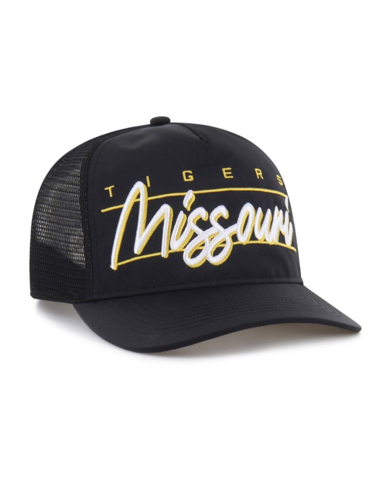 Men's and Women's '47 Black Missouri Tigers brrr&deg; Condor Mesh Hitch Adjustable Hat