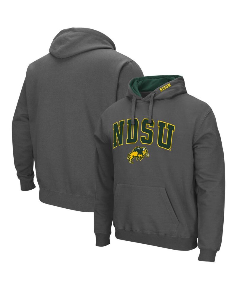 Men's NDSU Bison Arch and Logo Pullover Hoodie