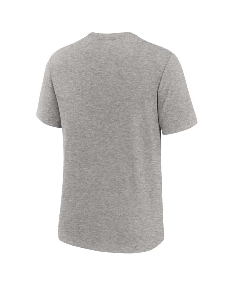 Men's David Ortiz Heather Gray Boston Red Sox Cooperstown Collection Player Local T-Shirt