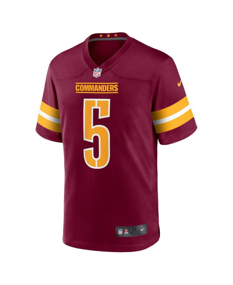 Men's Jayden Daniels Washington Commanders 2024 NFL Draft First Round Pick Player Game Jersey