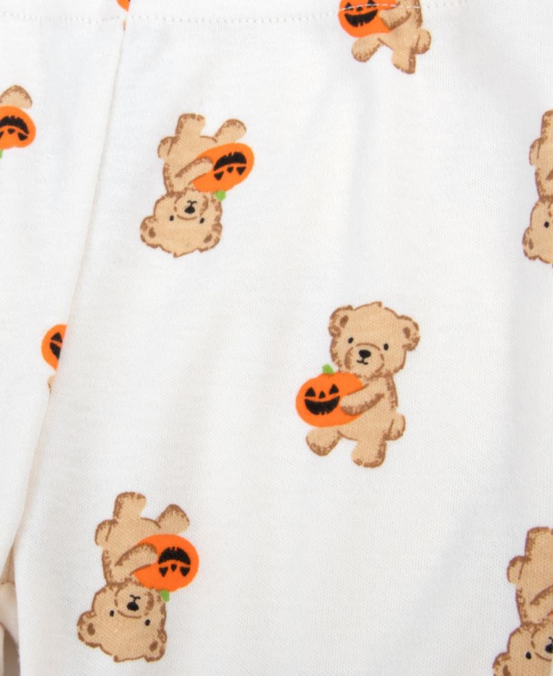 Baby Boys' My First Halloween Bear Bodysuit, Jogger Pants, Socks and Hat, 4-Piece Set