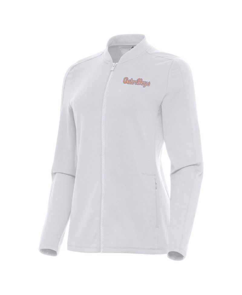 Women's White Florida Gators GatorBoys Continual Full-Zip Jacket